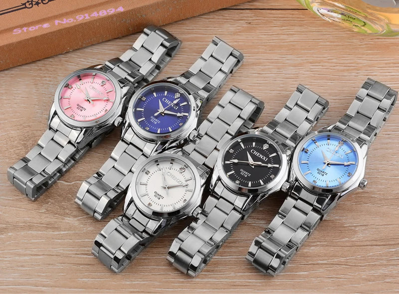 Luxury Stainless Steel Quartz Watch