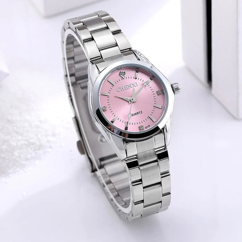 Luxury Stainless Steel Quartz Watch