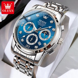 Men's Luxury Waterproof Steel Watch