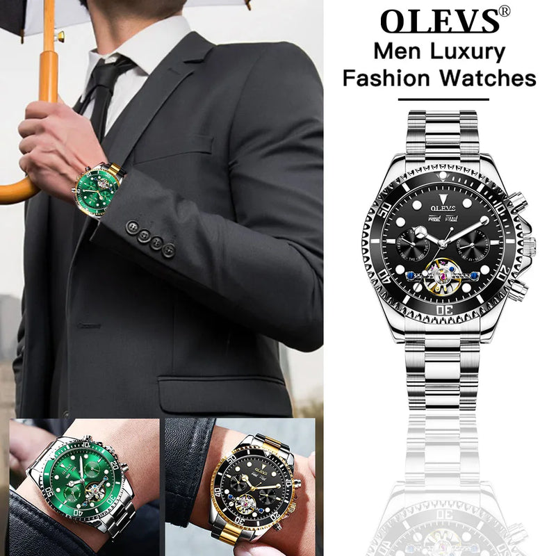 Men's Elite Mechanical Luxury Watch