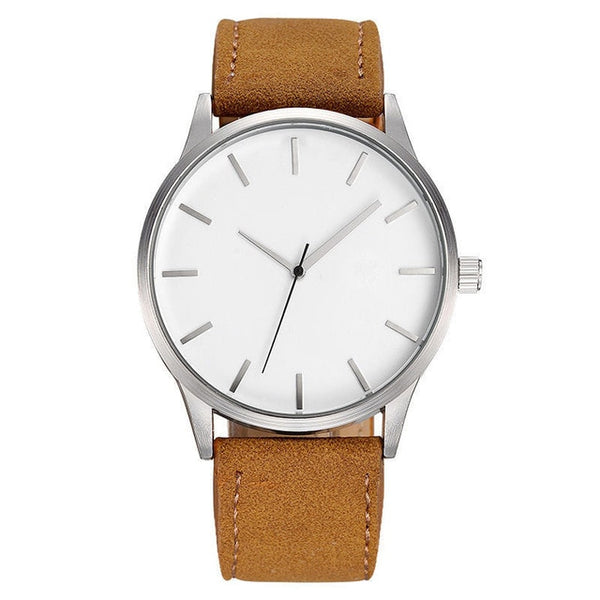 Men's Leather Casual Sports Watch